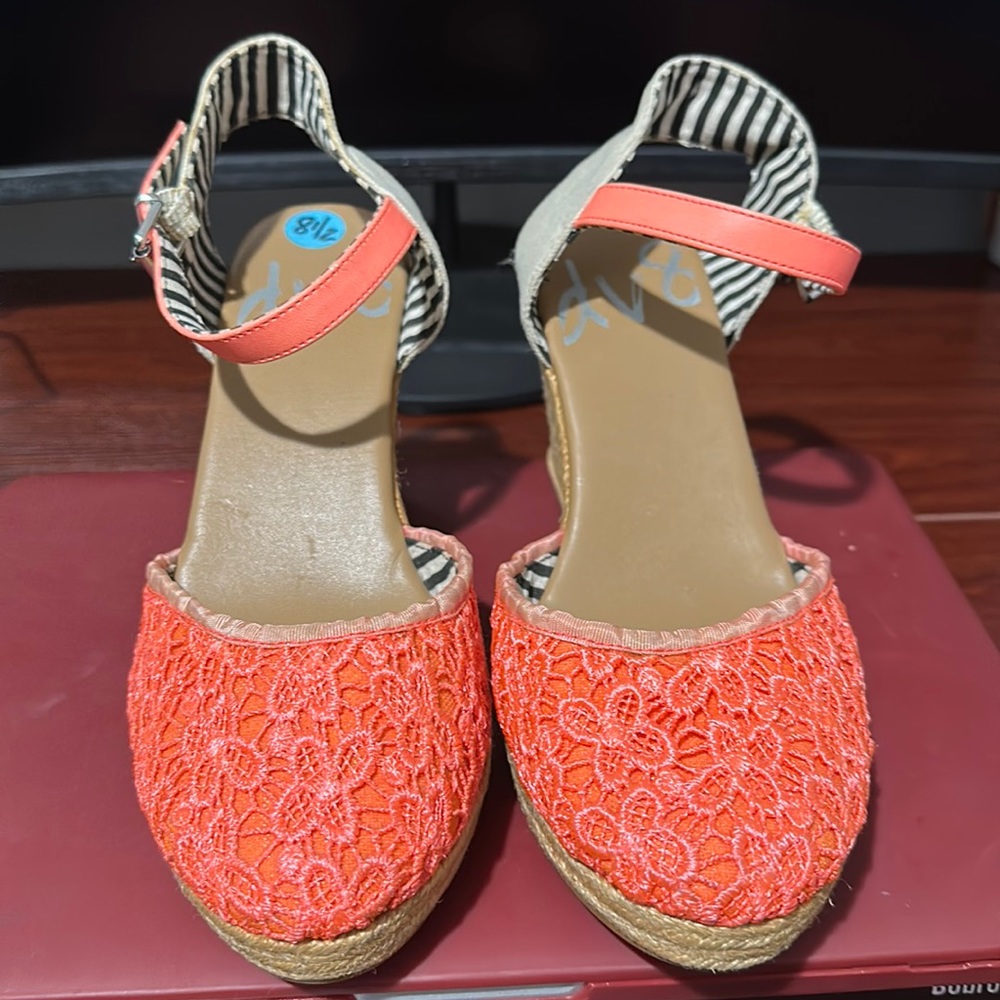 High heel wedges shoes